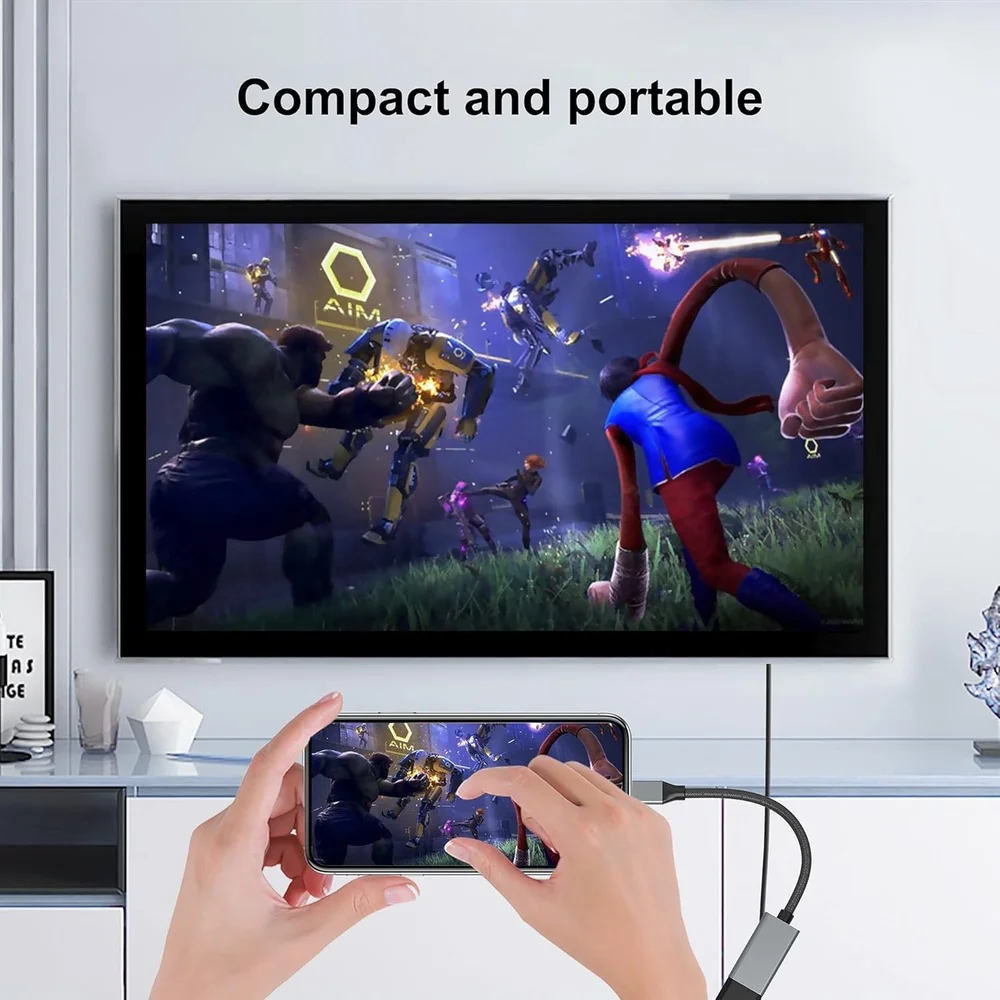 Imagem 4 de 5 do produto Adaptador Usb C Para HDMI 4k 60hz Benfei Plug And Play