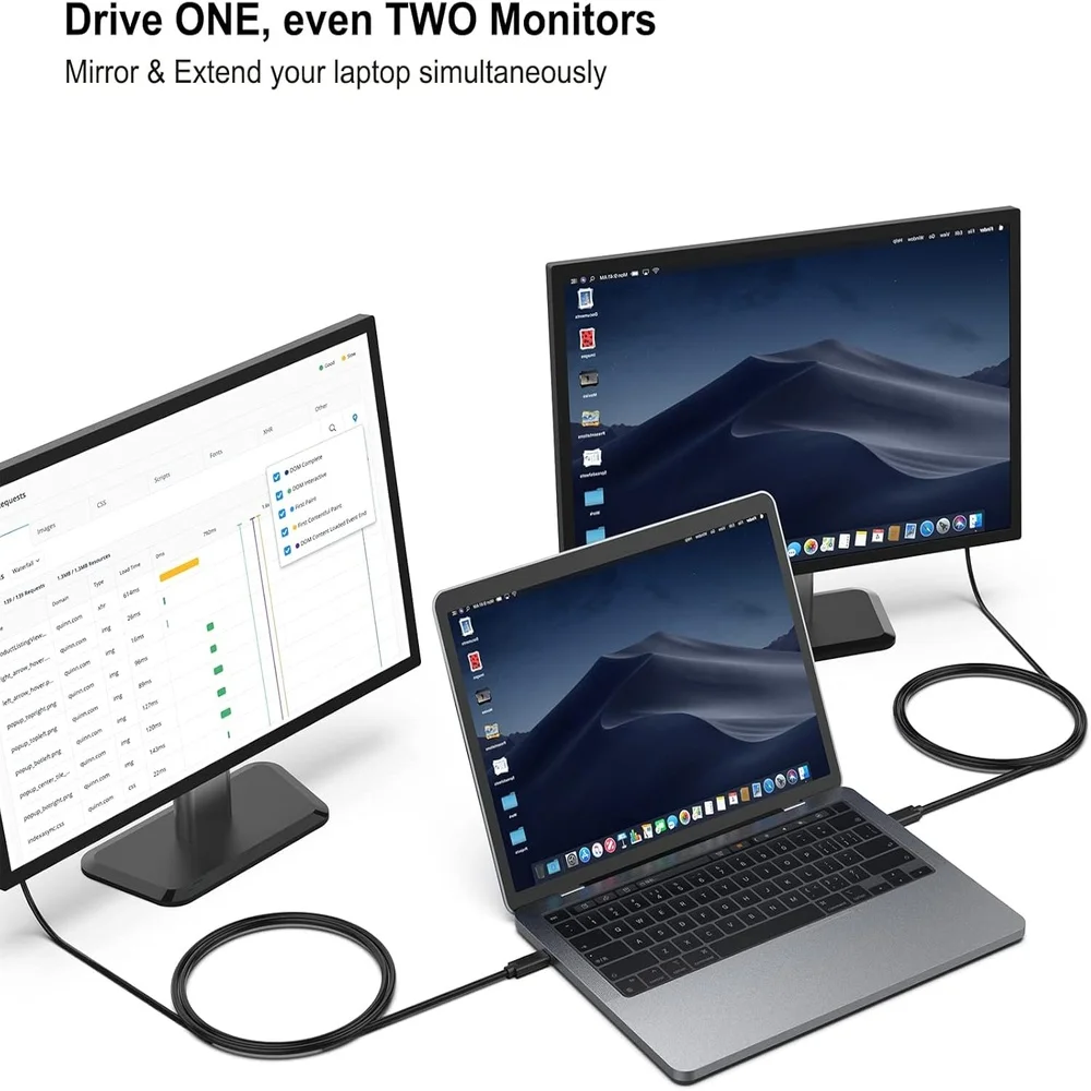 Imagem 4 de 5 do produto Benfei Cabo Usb-c Para Vga 1,8metro 1080p Plug And Play