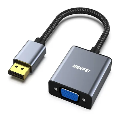 Benfei Adaptador Displayport Para Vga 1080p Macho/fêmea