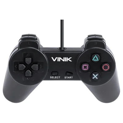 Controle Para PC Com Fio Usb Modelo Play 1 Preto