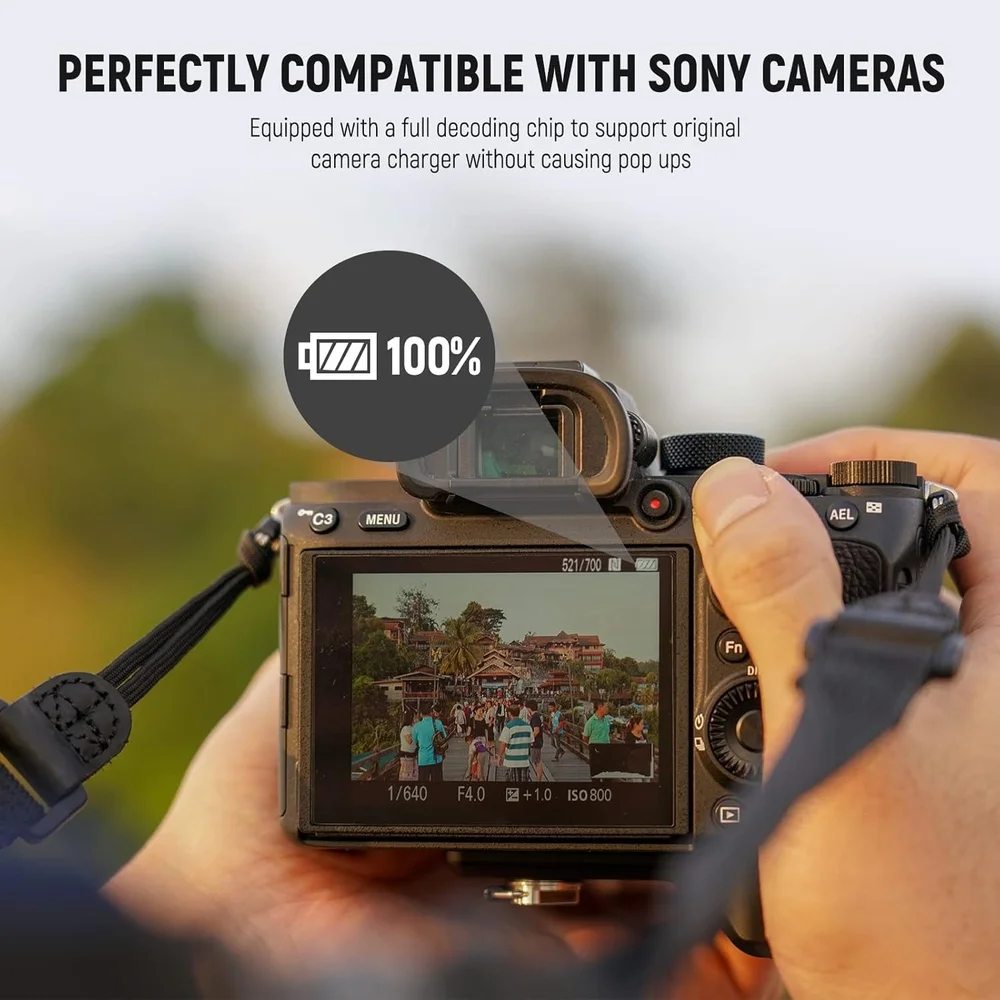 Imagem 4 de 5 do produto Neewer Bateria Np-fz100 Usb-c Para Sony Alpha Mirrorless
