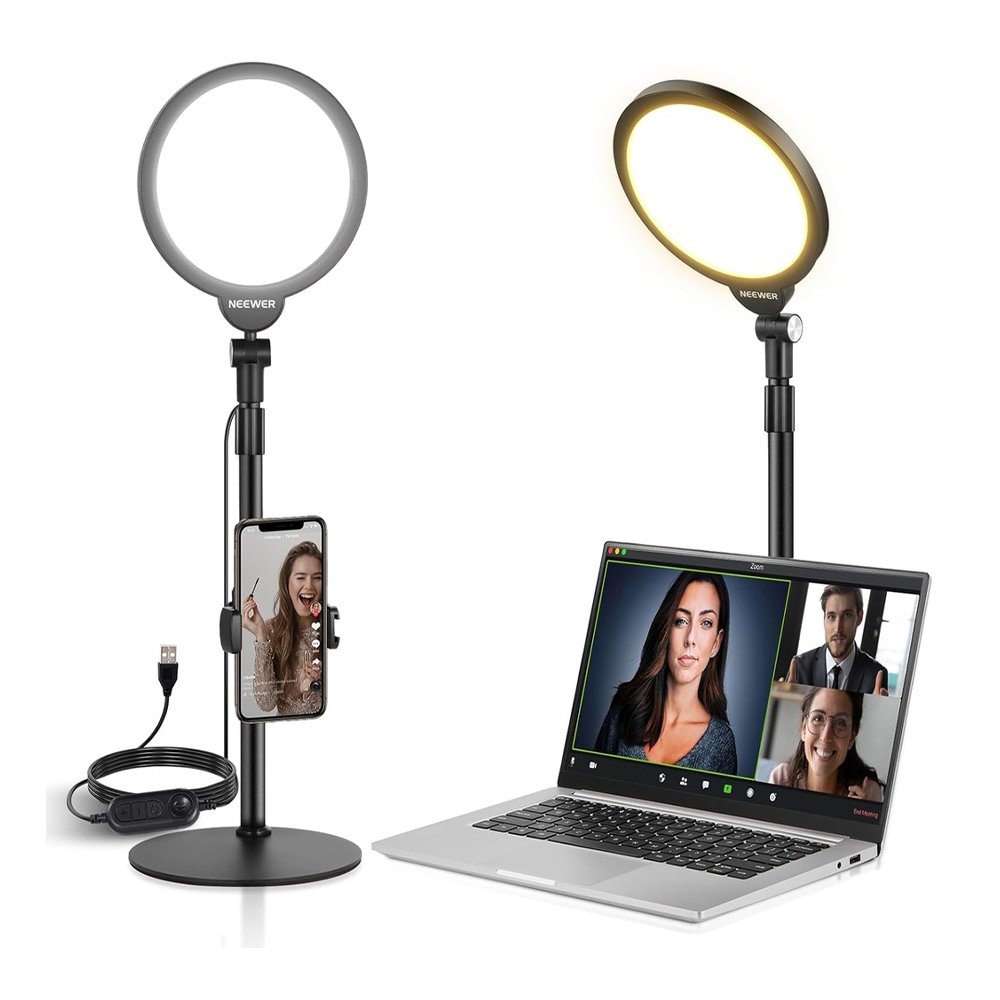 Neewer Luz Ring Light De Mesa 7 " Para Vídeo R06