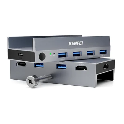Benfei Kvm Switch HDMI 8k 60hz 4 Portas Usb 3.0 Hub P/pc