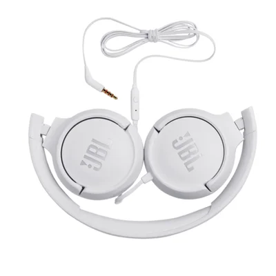 Fone De Ouvido Jbl Tune500 Com Microfone E Cabo De 1.18 Metros - Branco