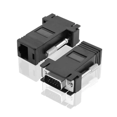 Extensor Vga 30 Metros Via Cabo De Rede Cat5e Cat6 Rj45 Par