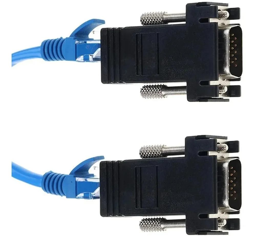 Imagem 4 de 4 do produto Extensor Vga 30 Metros Via Cabo De Rede Cat5e Cat6 Rj45 Par
