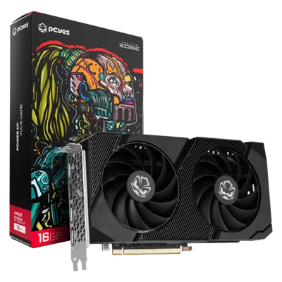 Placa De Video Gpu Amd Radeon Rx 7600xt 16gb Gddr6 128 Bits Projeto Edge Pvr760016gbpedf