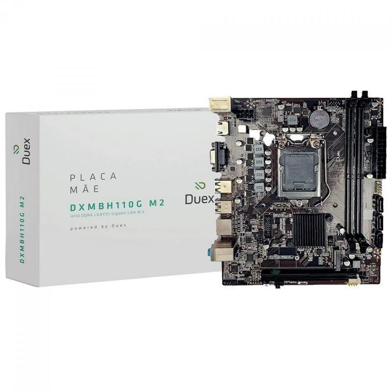 Placa Mae Duex Dxmbh110g M2 LGA 1151 (intel) Ddr4 6 E 7