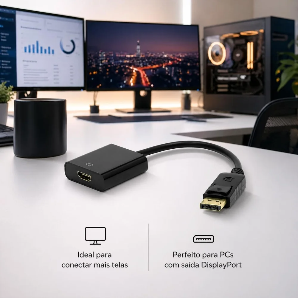 Imagem 4 de 5 do produto Adaptador Up Displayport M X HDMI F 4k