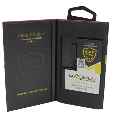Bateria Gold Edition Ge-853 Compatível Com Iphone 15 Pro Max
