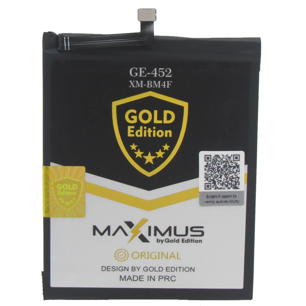 Imagem 4 de 5 do produto Bateria Gold Edition Ge-452 Bm4f Para Xiaomi Mi A3 / Mi 9 Lite