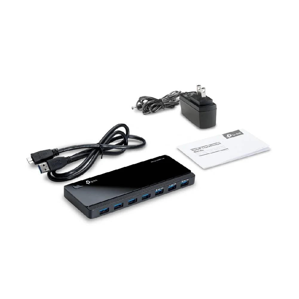 Imagem 3 de 5 do produto Hub Tp-link Uh700 Usb 3.0 5gbps C/ 7 Portas - Preto