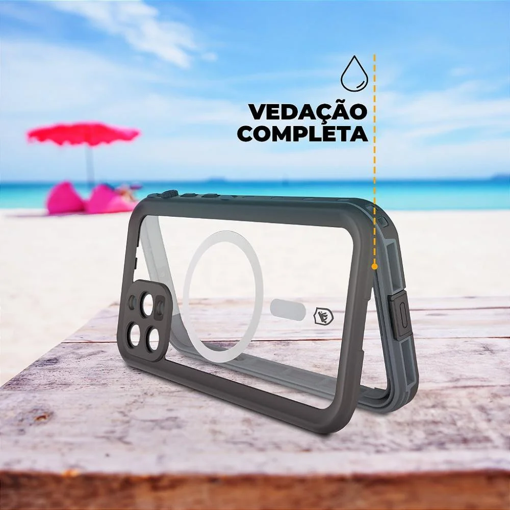 Imagem 2 de 5 do produto Capa À Prova D´água Nautical Para Iphone 17 Pro - Gshield