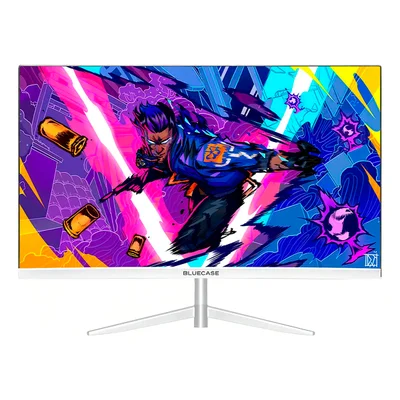 Monitor 23.8" Gamer Bluecase Optigamer Pro, Curvo, Fhd, 100hz, 5ms, HDMI/vga, White - Bm24ffh4gcw
