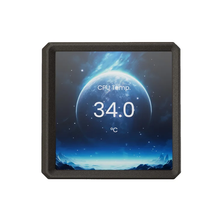 Imagem 2 de 5 do produto Water Cooler Gamdias Aura GL 240 LCD, ARGB, Com Tela Lcd 4", Preto