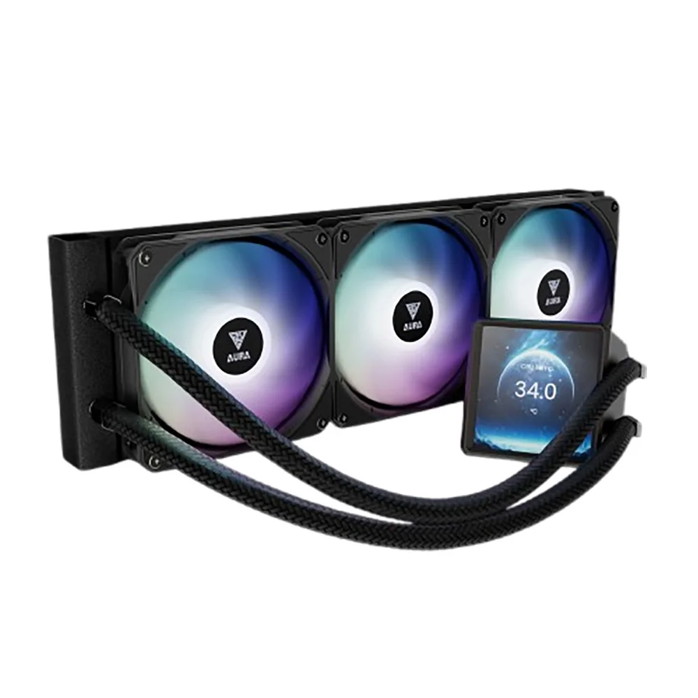 Water Cooler Gamdias Aura Gl 360 Display Lcd ARGB Amd/intel Preto 5