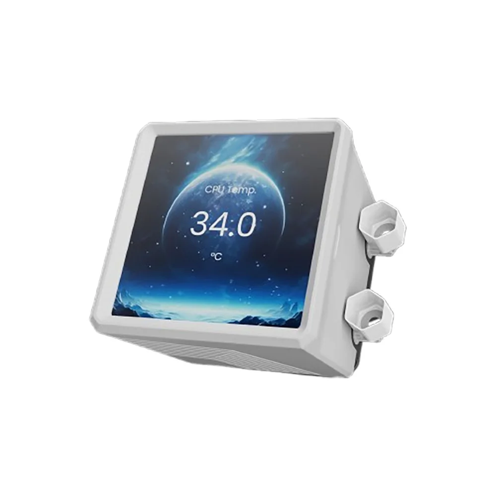 Imagem 2 de 5 do produto Water Cooler Gamdias Aura Gl 240 Display Lcd Wh ARGB Amd/intel Branco