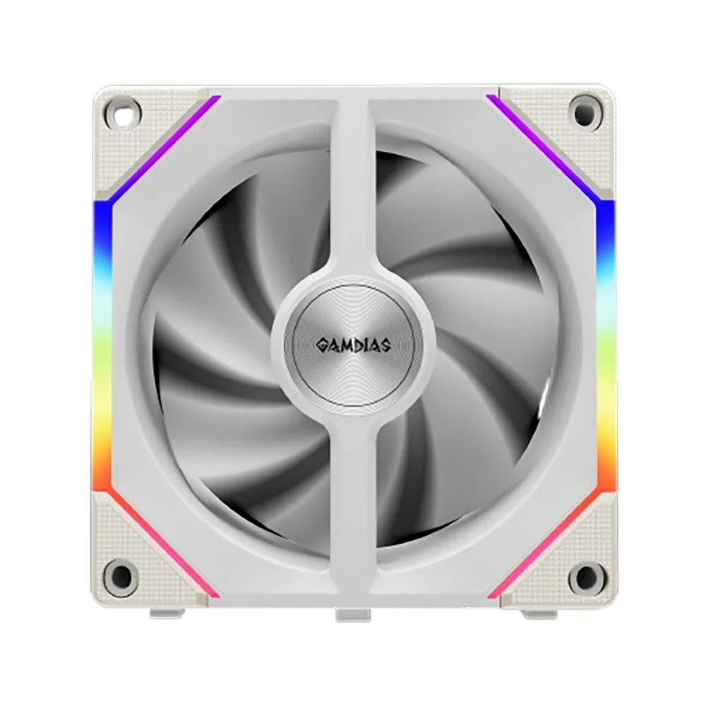 Kit 3 Fan 120mm ARGB Gamdias Aeolus Branco P2-1203u Wh 5