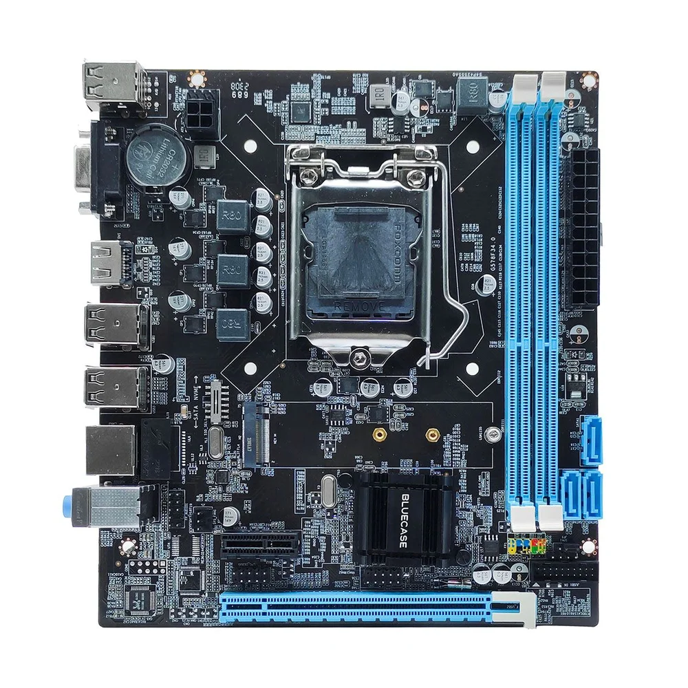 Placa Mae Bluecase Bmbh61-g2hg-m2 Rev 3.0 LGA  1155 5