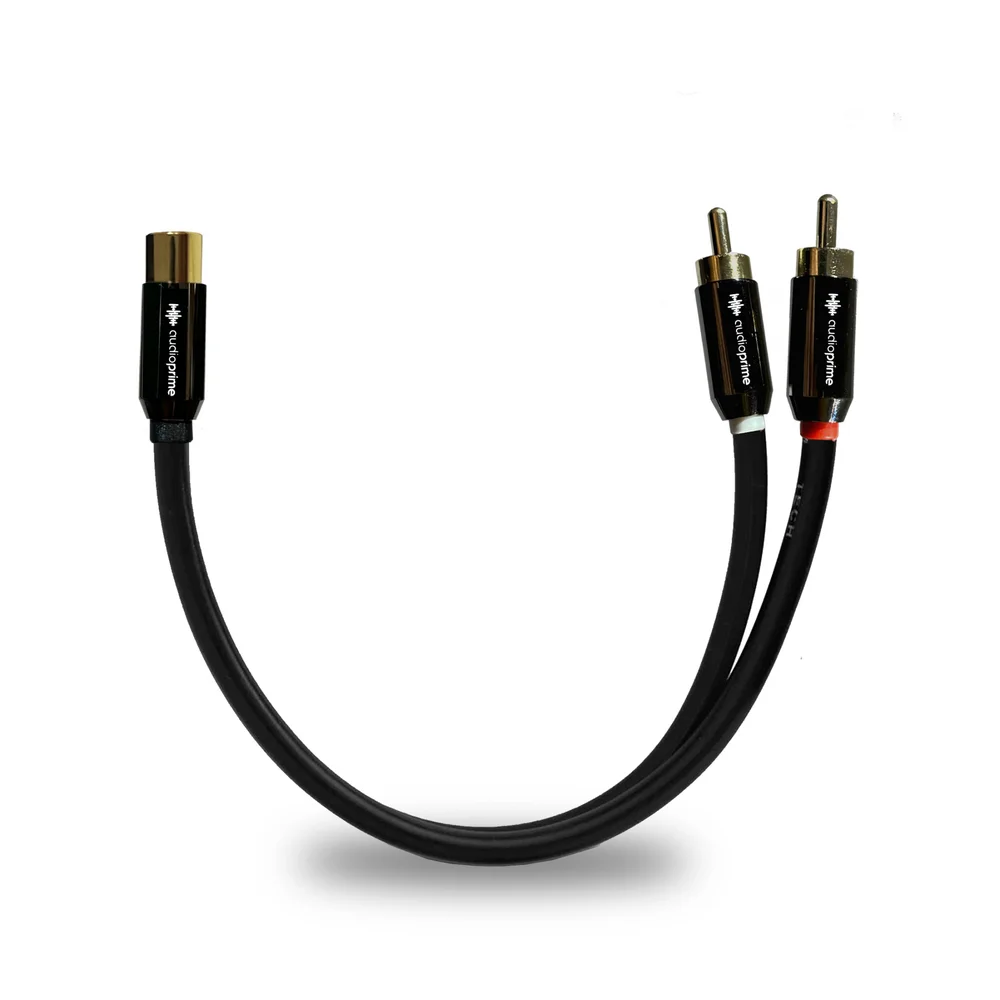 Imagem 4 de 5 do produto Cabo Y Rca Fêmea / 2 Rca Macho Audio Prime - 0,3 Metros