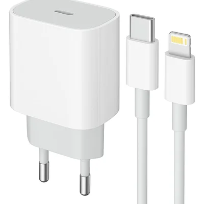 Fonte Carregador Turbo Tipo C 20/w Para Iphone 11 12 Xr Xs Max