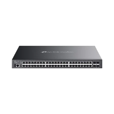 Switch Tp-link Sg5452xmpp Gerenciável L3 48 Portas Gigabit Poe++ C/4 Slots Sfp+ 10gbps