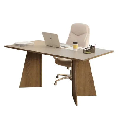 Mesa Para Escritório Diretor Presidente 180cm Rustic-crema 5388madesa