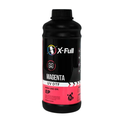Tinta X-full Compativel C/ Universal Uv Dtf Magenta 1 Litro