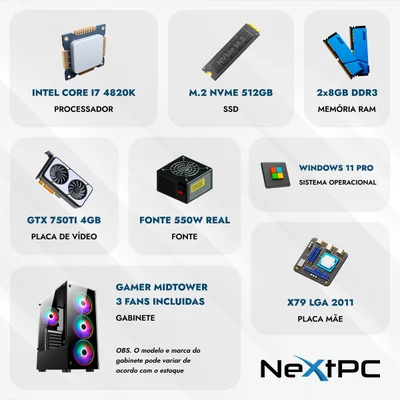 ➆ ゲーミングPCセット/Coreｉ５-4590/500GB/メモリ８GB/GTX 750Ti Pc Gamer Gtx 750 | Mercado Livre