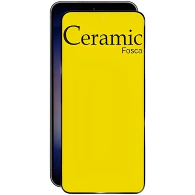 Película De Cerâmica Fosca  9d Compatível Iphone 15 / 15 Pro / 16