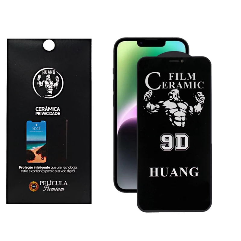 Película Cerâmica Privacidade Compatível Com Samsung Galaxy A15, M15, A24, A25 E Redmi Note 8 Pro – Anti Espião,proteção