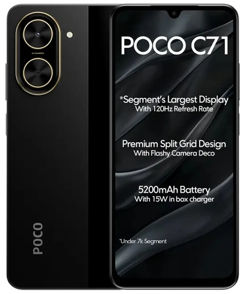 POCO C71 ブラック(複数あります) スマートフォン 本体　SIMフリー Produtos com até 15 OFF no PIX KaBuM