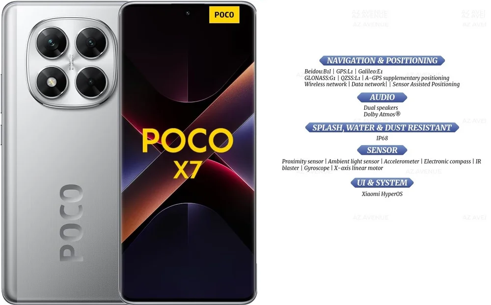 未開封POCO X7 8GB + 256GB グローバル版 Smartphone Xiaomi Poco X7 Dual Chip 256GB 8GB 5G Tela 6.67 Global