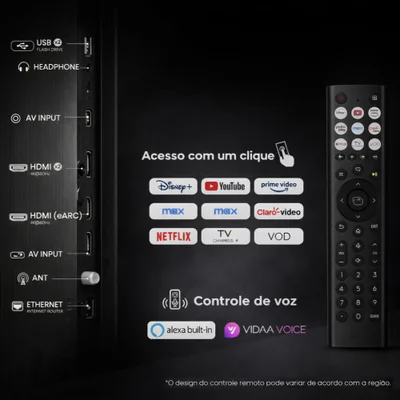 Smart TV Hisense QLED 4K 65" 65Q6QV com Processador AI Dolby Vision HDR10+ HLG Filmmaker Mode... 15