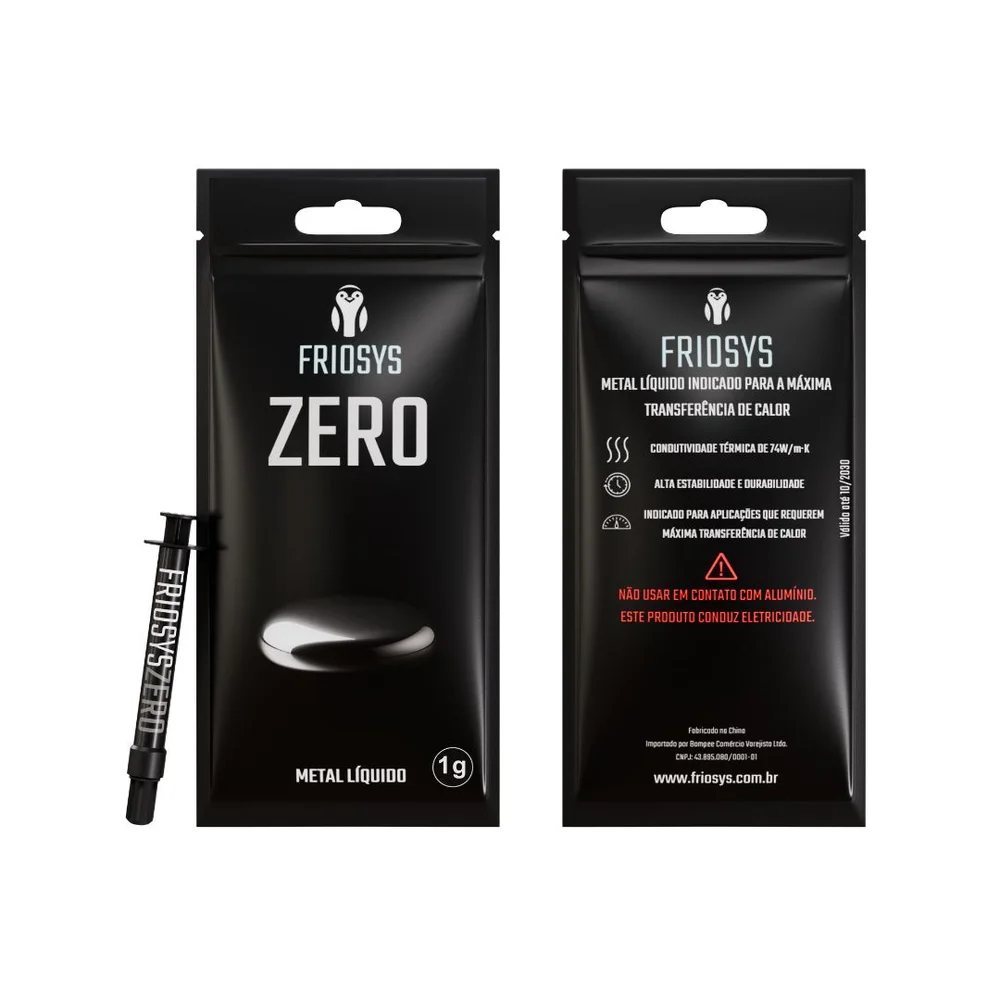 Metal Líquido Friosys Zero 1g Cpu/gpu/consoles 7