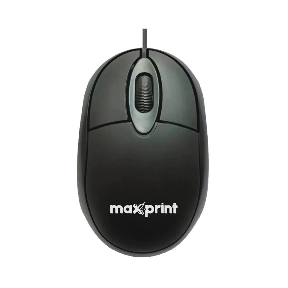 Mouse Maxprint Essential Mo1000 C/fio Usb 1200dpi - 60000164 Mouse Maxprint Essential Mo1000 C/fio Usb 1200dpi - 60000164