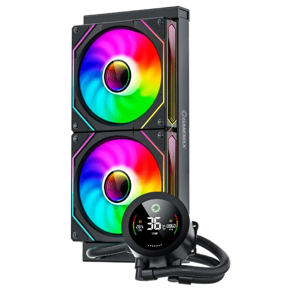 Water Cooler Gamemax Iceburg 240n2 White ARGB  - Iceburg240n2whbr 7