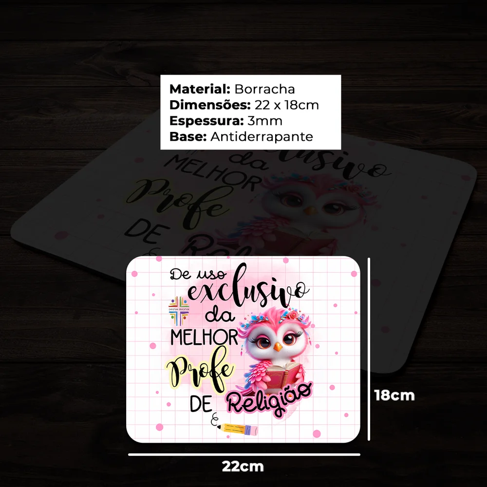 Imagem 4 de 4 do produto Mouse Pad - Exclusivo Da Melhor Professora De Religião