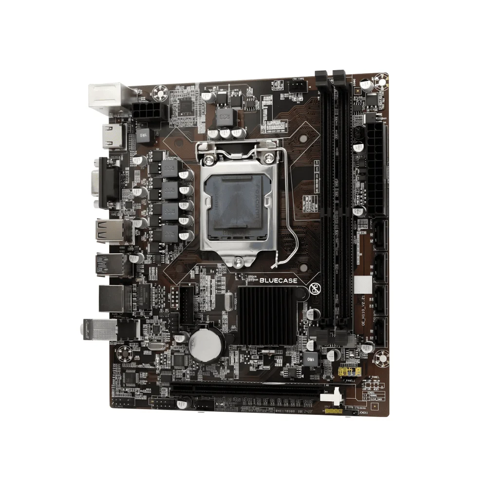 Placa Mãe Bluecase Bmbh110 D3hgu M2 Rev 3.0 Ddr4 HDMI Usb 3.0 M.2 Nvme 32gb 8