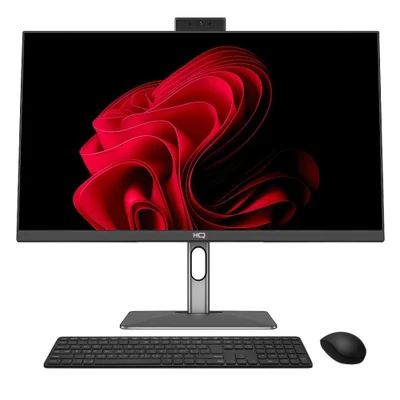 Computador All In One 24", Intel Core i7 12700 12ª Geração, 16gb Ddr4, SSD 1TB,  Webcam,  Wifi,  Bluetooth, Hq Silver Aihqp-008
