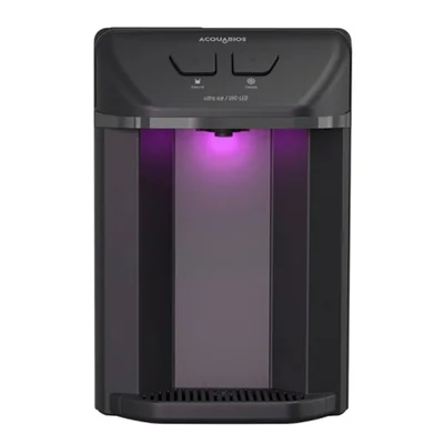Purificador De Água Acquabios Com Água Gelada E Tecnologia De Purificação Uvl-LED Preto - UvcLED - 110v