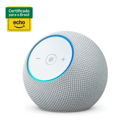 Echo Dot Max (2025) Smart Speaker Com Alexa Amazon Branco Bivolt