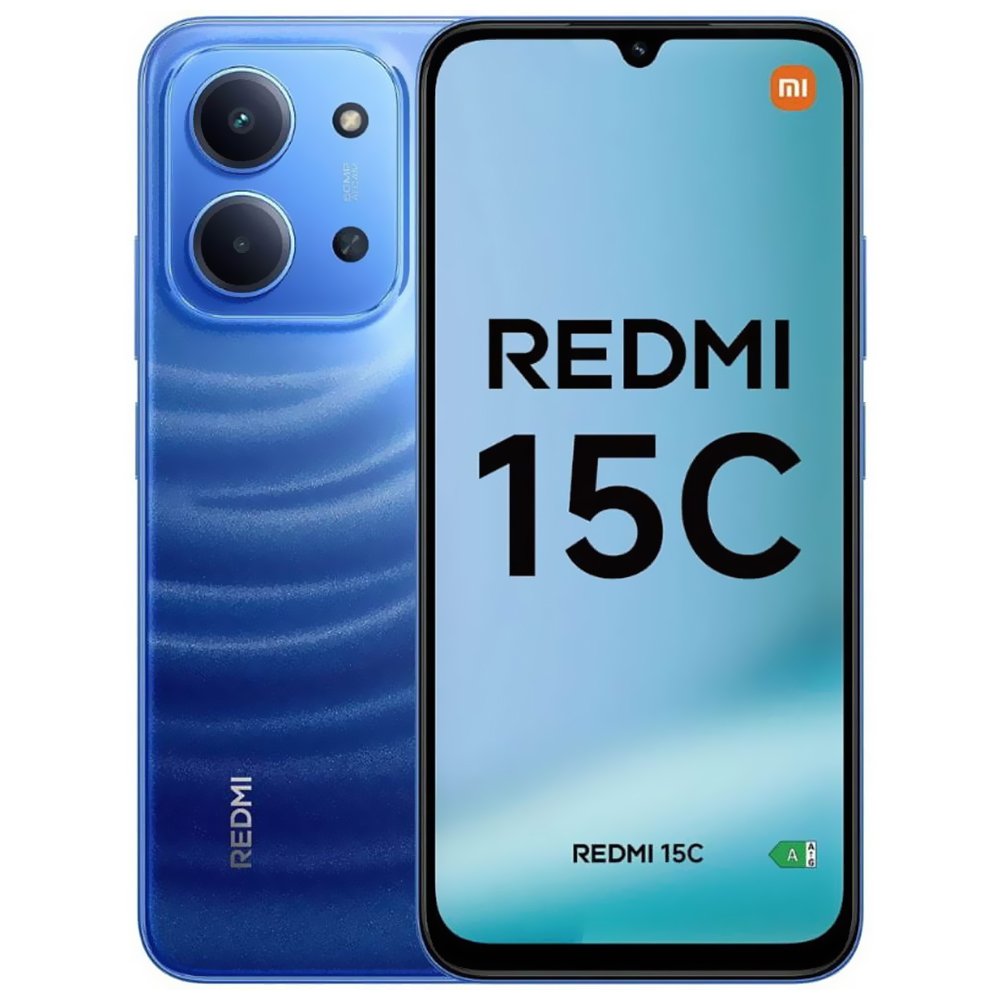 Celular Xiaomi Redmi 15c 4+4gb De Ram / 256gb / Tela 6.9" / Dual Sim Lte - Moonlight Azul (global)