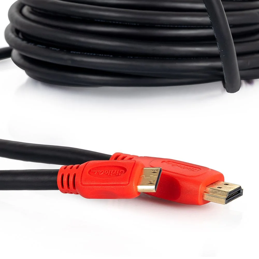 Imagem 2 de 3 do produto Cabo Mini HDMI Para HDMI Versão 2.0 - 19 Pinos, 4k 10 Metros 10 Mt