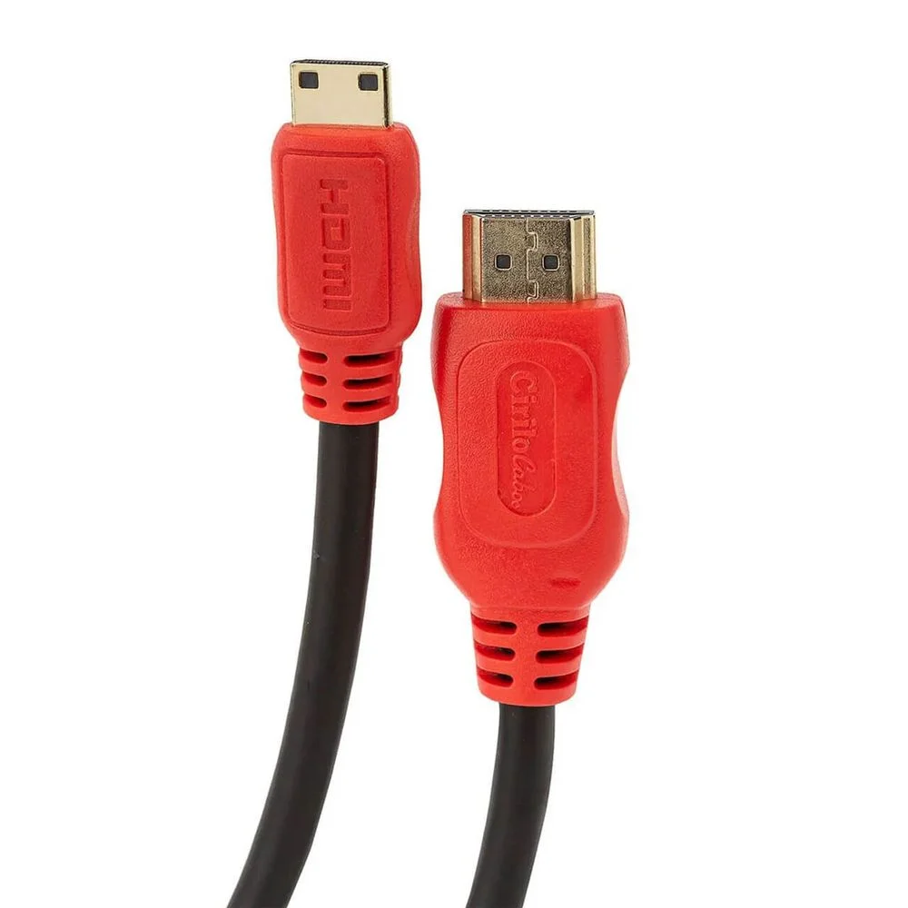 Imagem 3 de 3 do produto Cabo Mini HDMI Para HDMI Versão 2.0 - 19 Pinos, 4k 10 Metros 10 Mt