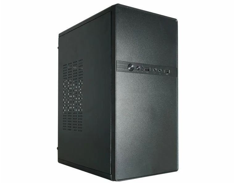 Gabinete K-mex Cm-0368 Preto Sem Fonte Micro Atx – Estrutura De Aço, Compacto E Resistente