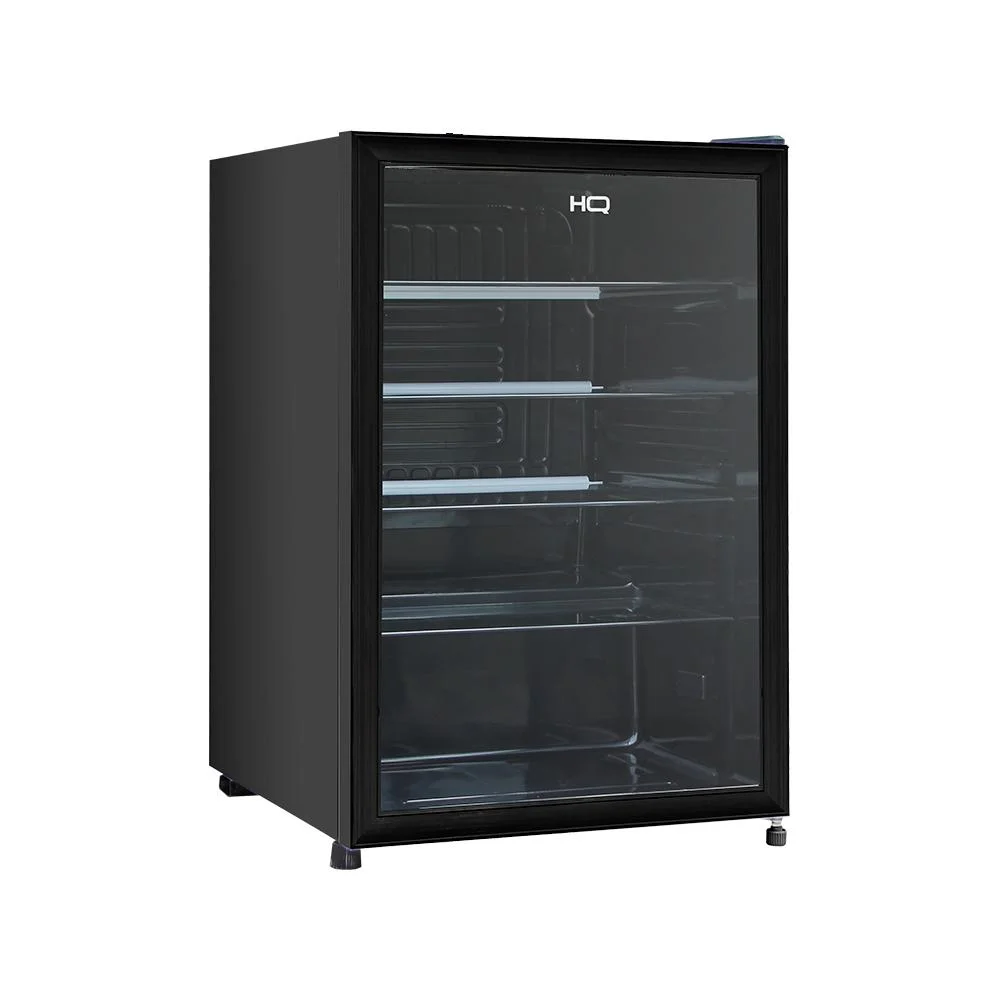 Imagem 2 de 5 do produto Frigobar Expositor Vertical Hq Vidro Duplo 130 Litros Preto Hq-130fbpvl