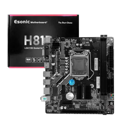 Placa-mãe Chipset Intel H81 LGA 1150 Ddr3 Sata Usb 3.2 Upgrade PC