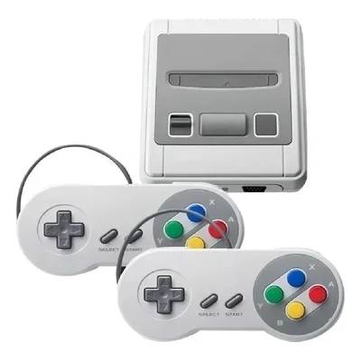 Video Game Super Retrô Mini Sfc 2 Controles 620 Jogos 8 Bits Básico 110 / 220