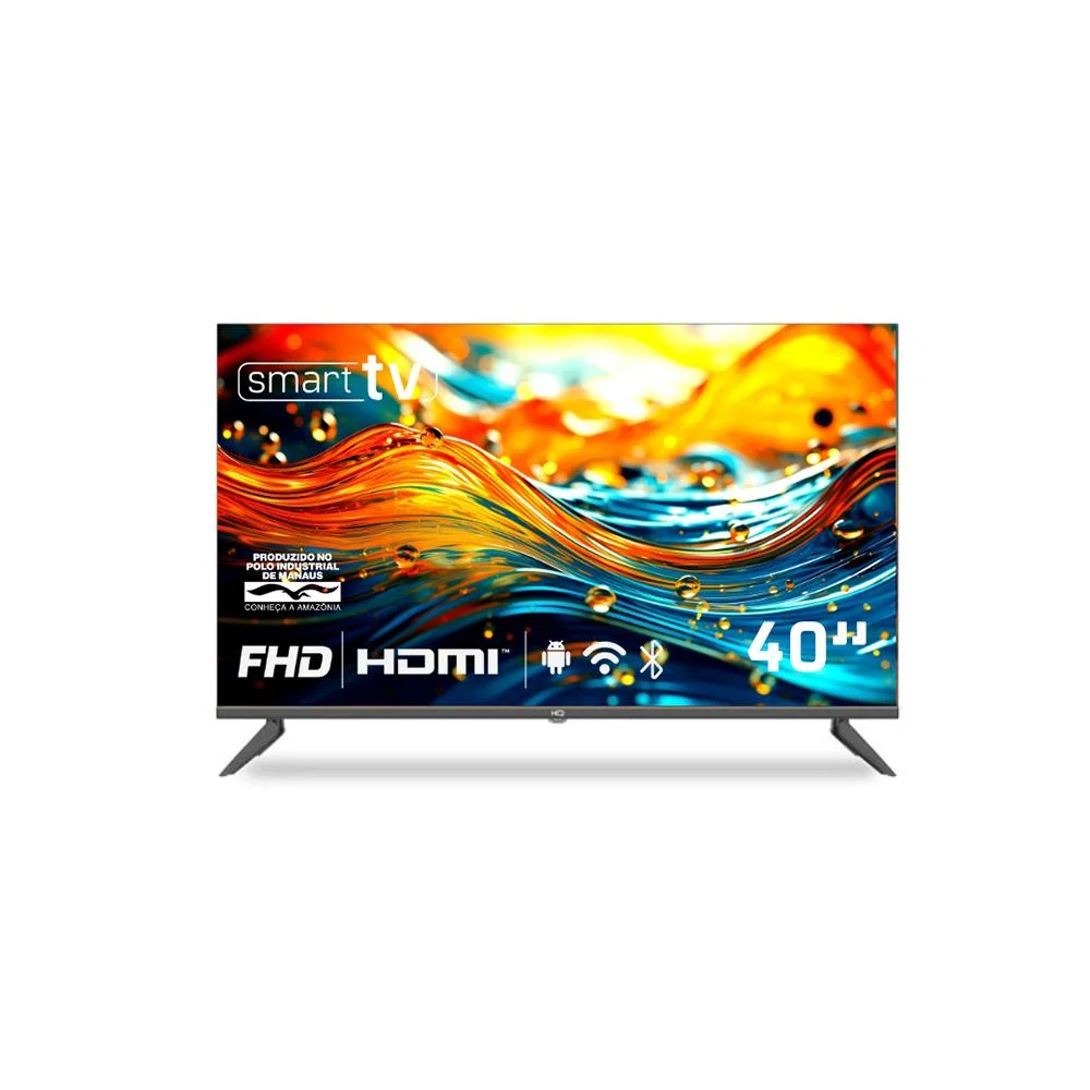 Smart Tv Hq 40"" Full Hd Tela Sem Bordas Android 12 Design Slim Hqs40nkhm - view 6
